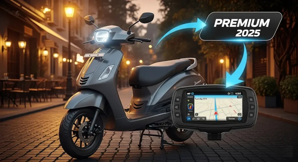 New 2025 Bajaj Chetak Gets a Major Tech Upgrade! Is it Better Than Ather? 2 NEW 2025 Bajaj Chetak Premium