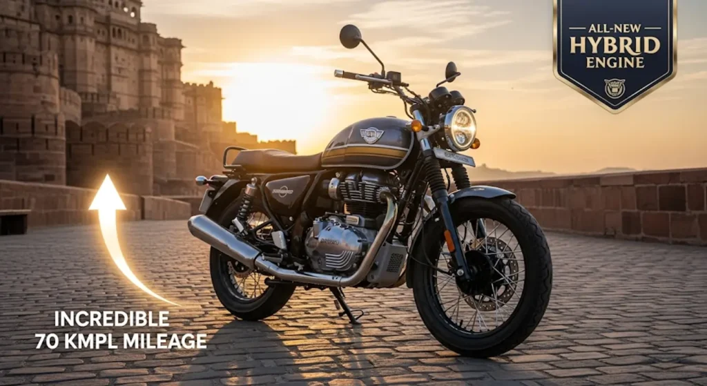 Royal Enfield's New Hybrid Bike is Here, And It Claims 70 KMPL Mileage! 2 Royal Enfield Hybrid Bike