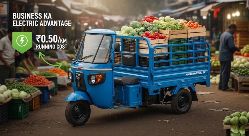 TVS Launches Electric King Kargo