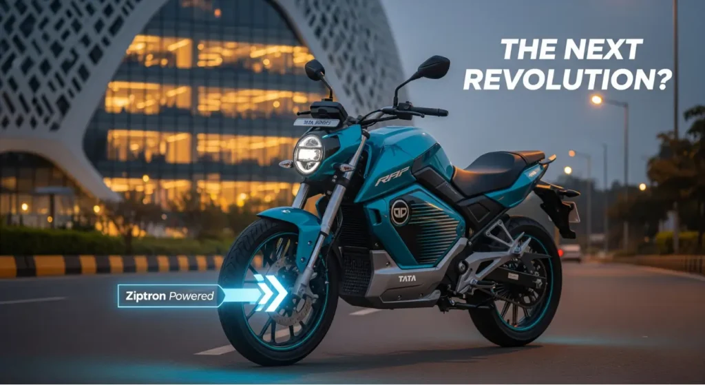 Kitna Chalti Hai? Tata's Upcoming Electric Bike Could Offer a 150 KM Range! 2 Tata upcoming electric bike 2025 in india