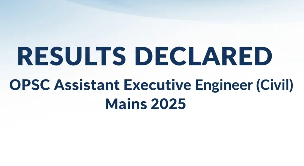 OPSC AEE Result 2025